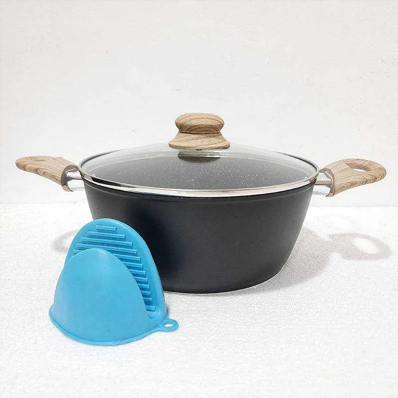 Tri Start Granite Coated Casserole Induction Base 18 CM